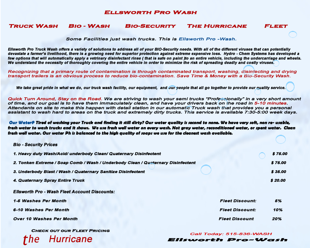 Bio Security Truck Wash for Livestock trailers and trucks